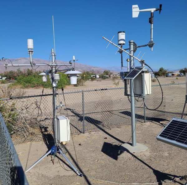 Death Valley automated weather station