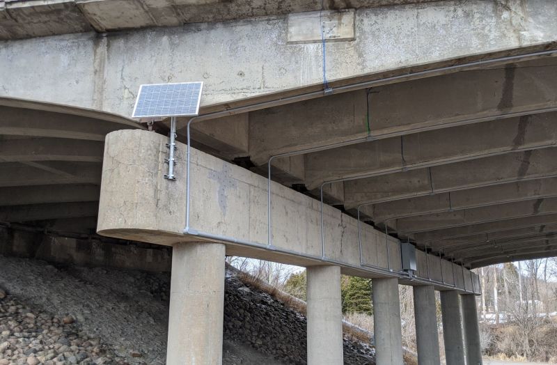 structural health monitoring of an overpass case study