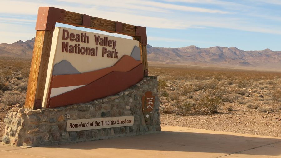 Death Valley National Park sign