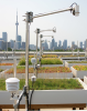 Sensors collecting data on raised planter beds at the University of Toronto's GRIT Lab