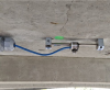 Vibrating-wire strain gauge installation to a girder's bottom flange