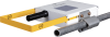 A DustVue 10 mounted to a pole (items sold separately)