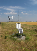 Automated weather stations in Southern Alberta provide real-time wind speed and direction data to local crop dusting pilots