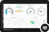 Dashboards — Use the new Konect View Studio to design your own live updating dashboards.