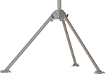 cm355 kit de piédestal avec jambes de 99,06 cm pour le montage de poteau