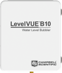 levelvue b10 water-level continuous flow bubbler with integrated screen