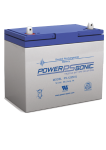 bp55 12v, 55 ahr sealed rechargeable battery with ps150 connector