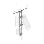 cm400 pile mount tower with 6 ft crossarm