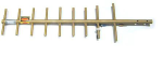 c2445 9 db yagi antenna (includes 10 ft cable and mount; supports 800 mhz band)