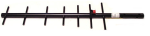 c2444 9 db yagi antenna (includes 30 ft cable, mount, and surge protection; supports 800 mhz band)