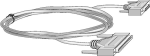 7026 rs-232 data cable, db9 female to db25 male