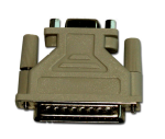 15751 rs-232 data cable adapter, db9 socket (female) to db25 pin (male) 