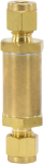 17574 inline 1/4 tube fitting brass filter