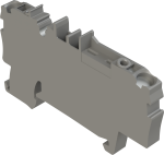 30137 din rail mountable 2-wire 5.2 mm blade-type fuse holder terminal block