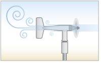 why do variable wind speed readings occur with a constant wind?