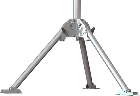 CM350: Pedestal Kit with 23 in. Legs for a Mounting Pole