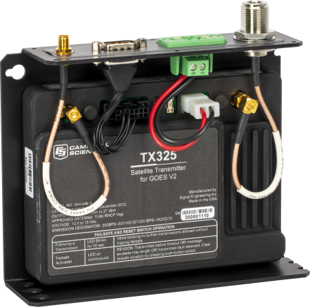 TX325: Satellite Transmitter for GOES CS2/v2.0