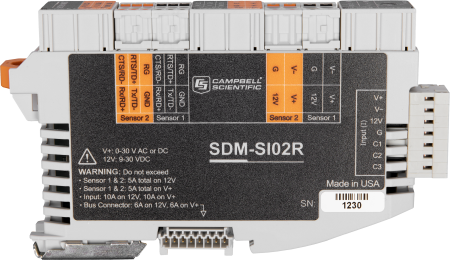 SDM-SIO2R: Two-Channel Serial I/O Module with Relays