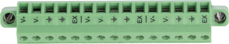 34444: Terminal Connector Screw Plug Marked Spectrum