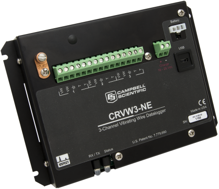 Kronh-Nite Corp. 3202 受信機 CRVW3-NE: Vibrating Wire Node without Enclosure