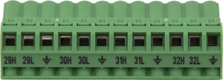 30376: Replacement AM16/32B Channels 29 to 32 Connector