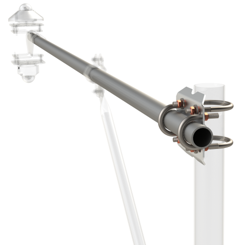 CM206 6 ft Crossarm with One CM210 Mounting Kit