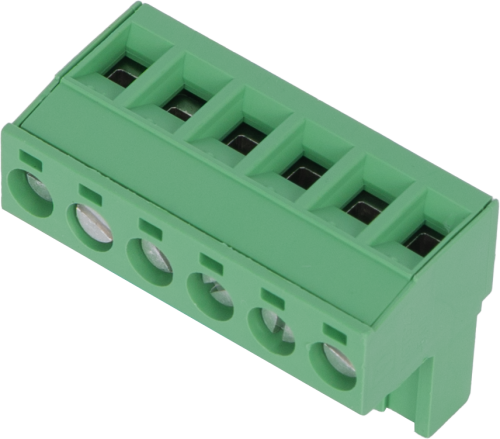 40801 Six-Pin Screw Terminal Plug Connector