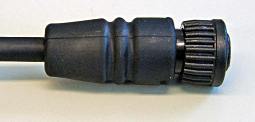 19520 Circular Plastic Miniconex Connector, Type Pin (Male) 6-Pin Solder