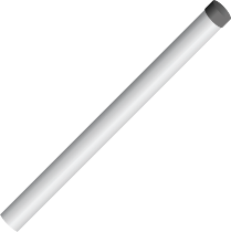 CM300 23 in. Mounting Pole with Cap
