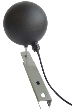 BlackGlobe-L Temperature Sensor for Measuring Heat Stress