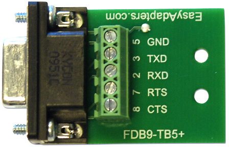 C2469 DB9 Female To Terminal Block Adapter