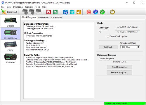 PC400 Software nivel intermedio para datalogger