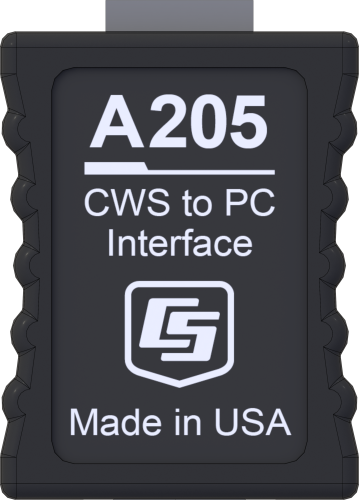 A205 Interface entre capteur sans fil CWS et un PC