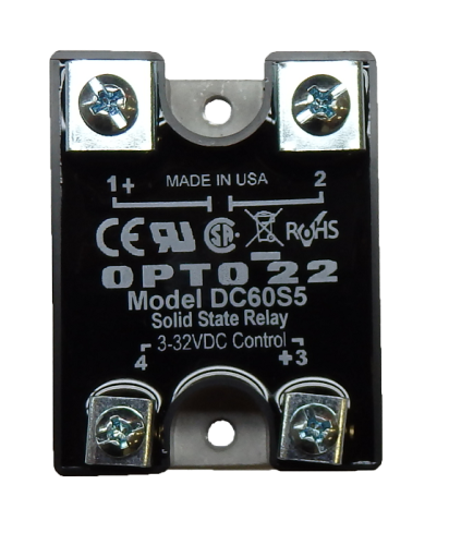 OPTO22-DC60S5 60 VDC, 5 Amp, DC Control Solid State Relay (SSR)