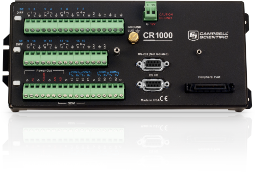 CR1000 Datenlogger mit Anschlussleiste