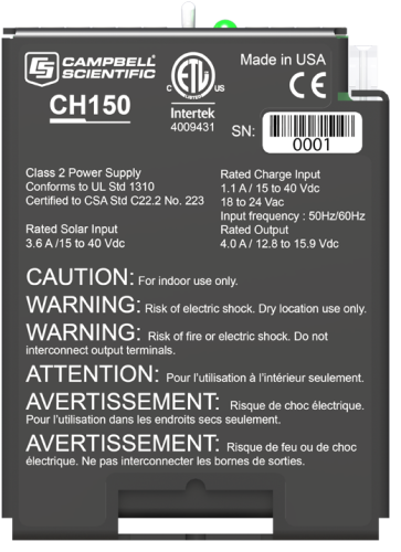 CH150 12 V Charging Regulator