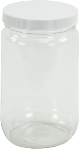 27957 1 L Glass Bottle with Teflon Cap for Samplers