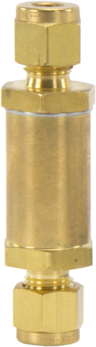 17574 Inline 1/4 Tube Fitting Brass Filter
