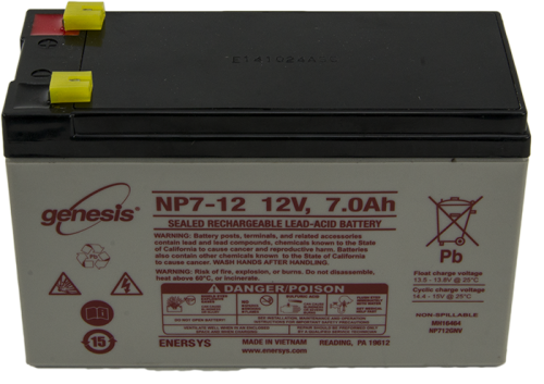 6053 12 V Lead-Acid Battery with Bare Terminals