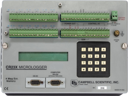 CR23X  Micrologger for Data Acquisition