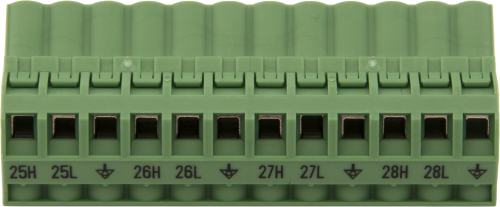 30375 Replacement AM16/32B Channels 25 to 28 Connector