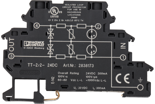 31274 DIN Rail Mountable 2-Wire 6.2 mm 24 V Digital Surge Protector