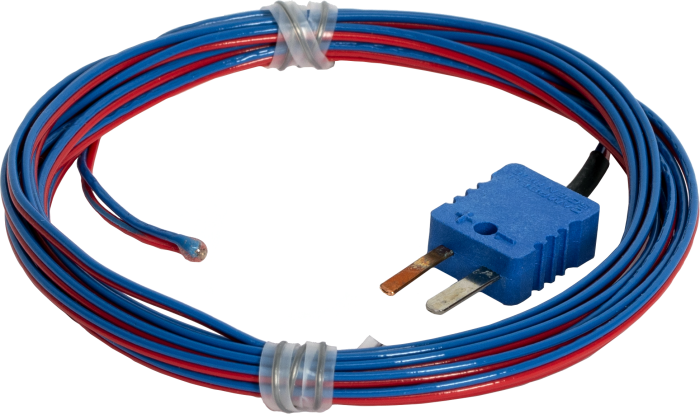 TCMINI T type thermocouple -B10 option with bead tip with 10 ft SLE (pn 35825)