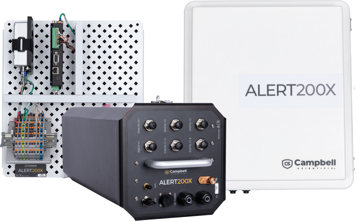 Canister, enclosure, and panel options for the ALERT200X (each option sold separately)