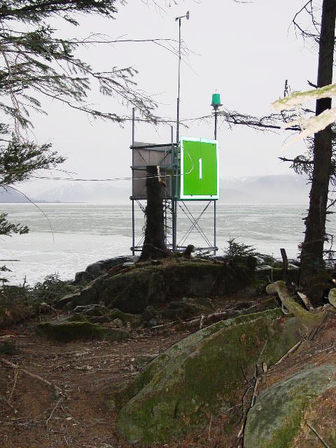 Weather station project installed on the coast of southeastern Alaska
