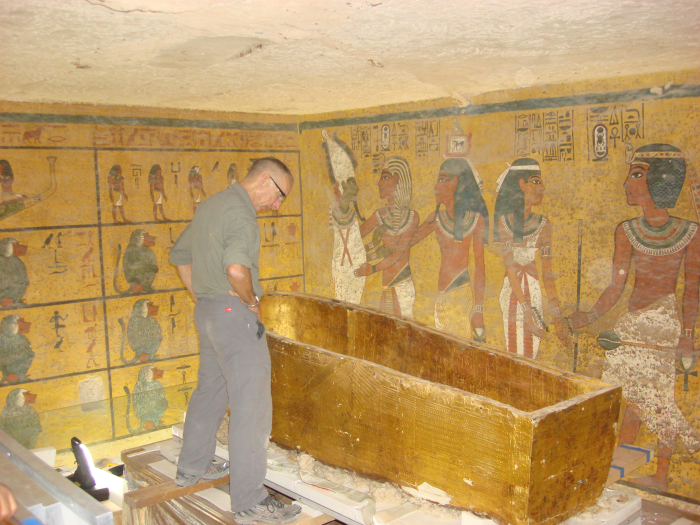 Préservation de la tombe du pharaon Toutânkhamon 