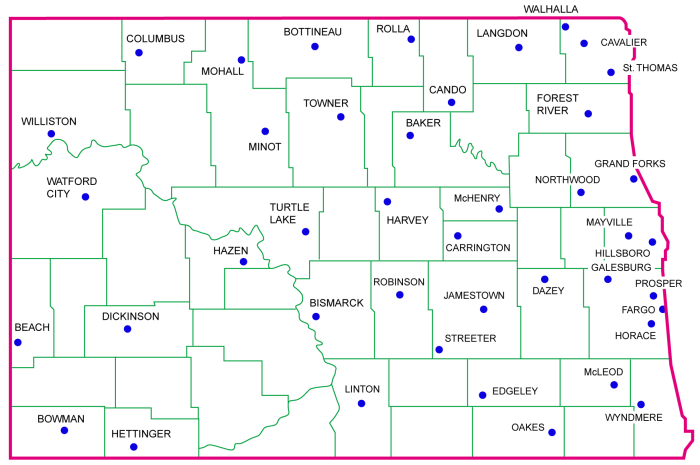 NDAWN sites are found throughout the state and provide basic and custom measurements for a variety of individuals and institutions.