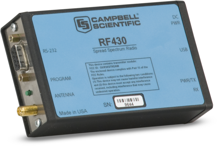 RF432: espectro 2.4-GHz (USB o RS-232)